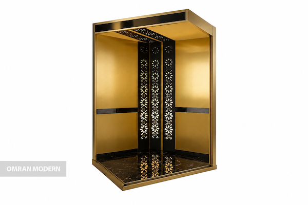 کابین آسانسور استیل مدل نیکتا