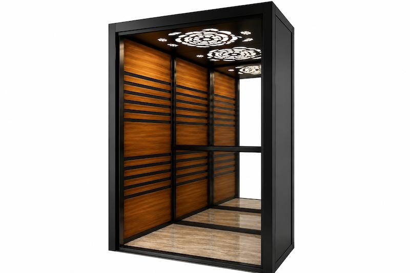 کابین آسانسور ام دی اف استیل مدل آذرنوش
