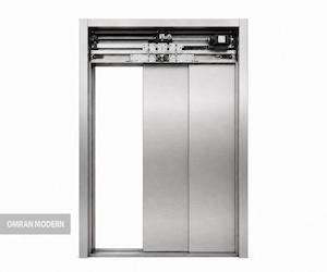 درب تلسکوپی استیل کابین برند رسیس