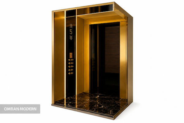 کابین آسانسور استیل مدل لاریسا