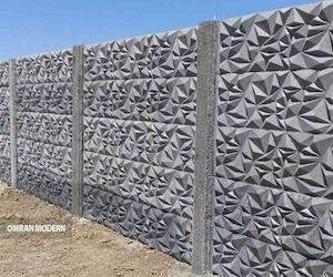 دیوار پیش ساخته بتنی سبک طرح مروارید