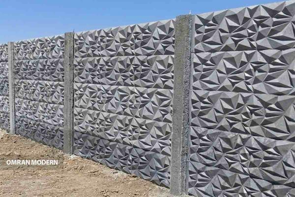 دیوار پیش ساخته بتنی سبک طرح مروارید