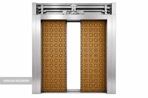 درب سانترال استیل طرح دار کابین برند یاران