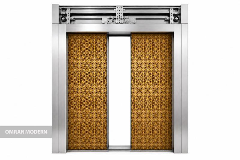 درب سانترال استیل طرح دار کابین برند یاران