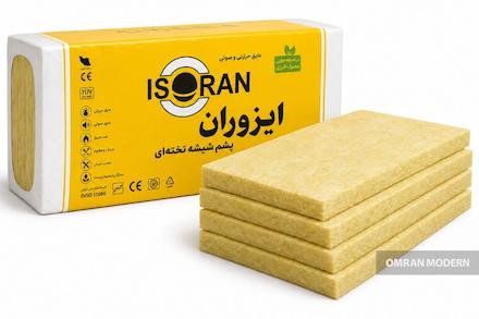 پشم شیشه پانلی ایزوران