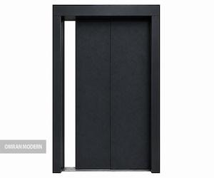 درب تلسکوپی رنگ کوره ای طبقه برند یاران