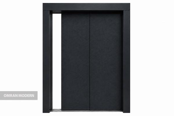 درب تلسکوپی رنگ کوره ای طبقه برند یاران