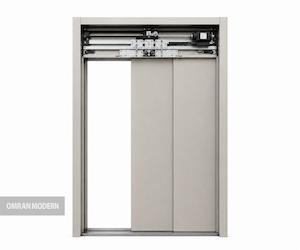 درب تلسکوپی رنگ الکترواستاتیک کابین برند رسیس