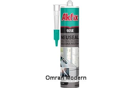 چسب درزگیر سیلیکونی خنثی N905 مایع آکفیکس