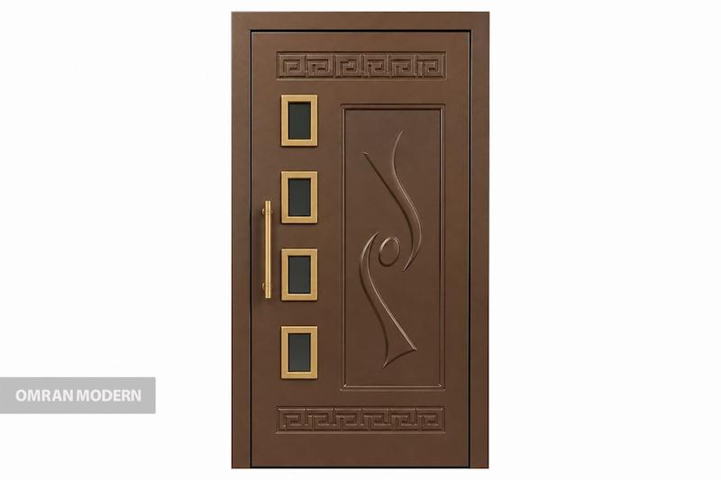 درب لولایی آسانسور طرح آدرین