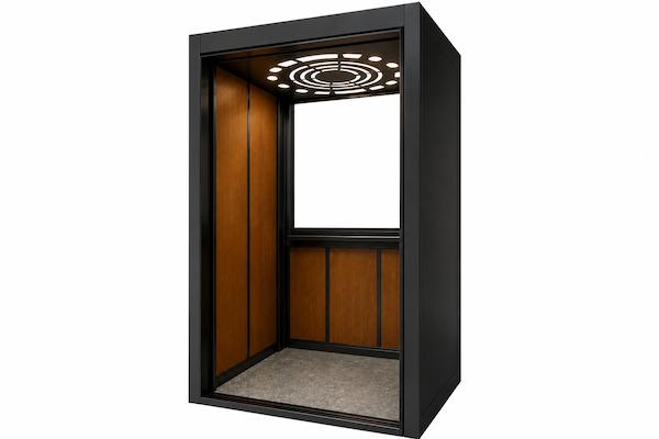 کابین آسانسور ام دی اف استیل مدل زرنگار
