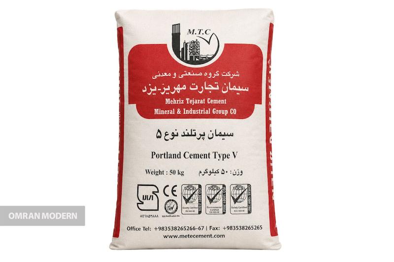 سیمان تیپ 5 تجارت مهریز