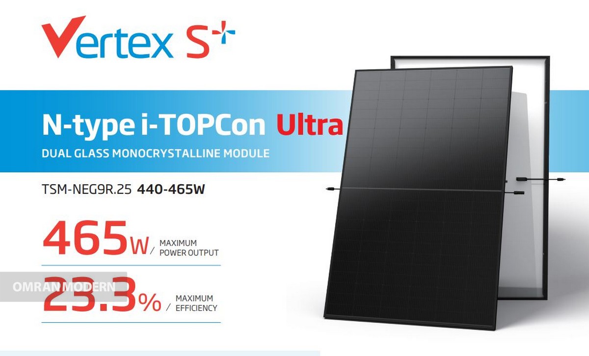 پنل خورشیدی 465 وات ترینا