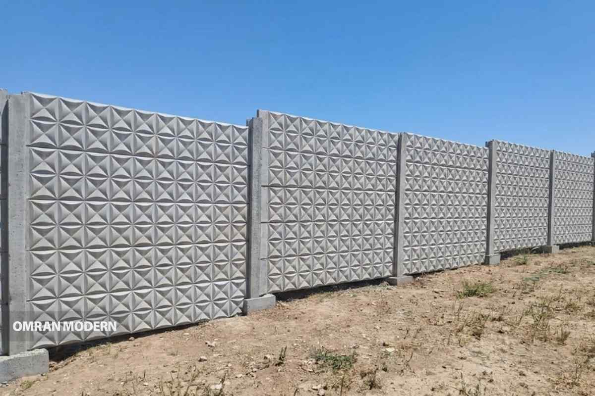 دیوار پیش ساخته بتنی سبک طرح لوتوس