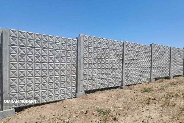 دیوار پیش ساخته بتنی سبک طرح لوتوس