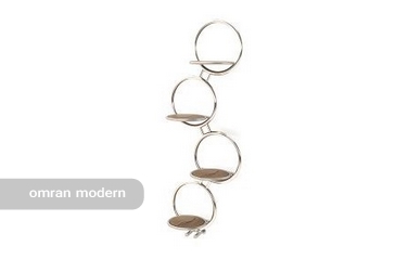 حوله خشک کن دکوراتیو استیل مدل W-Orbital
