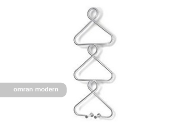 حوله خشک کن دکوراتیو استیل مدل Hanger