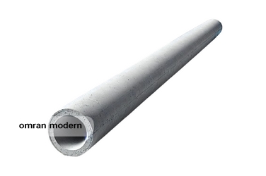 تیر برق بتنی 9 متری با مقطع گرد (توخالی)