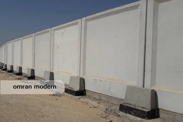 دیوار پیش ساخته بتنی در اهواز