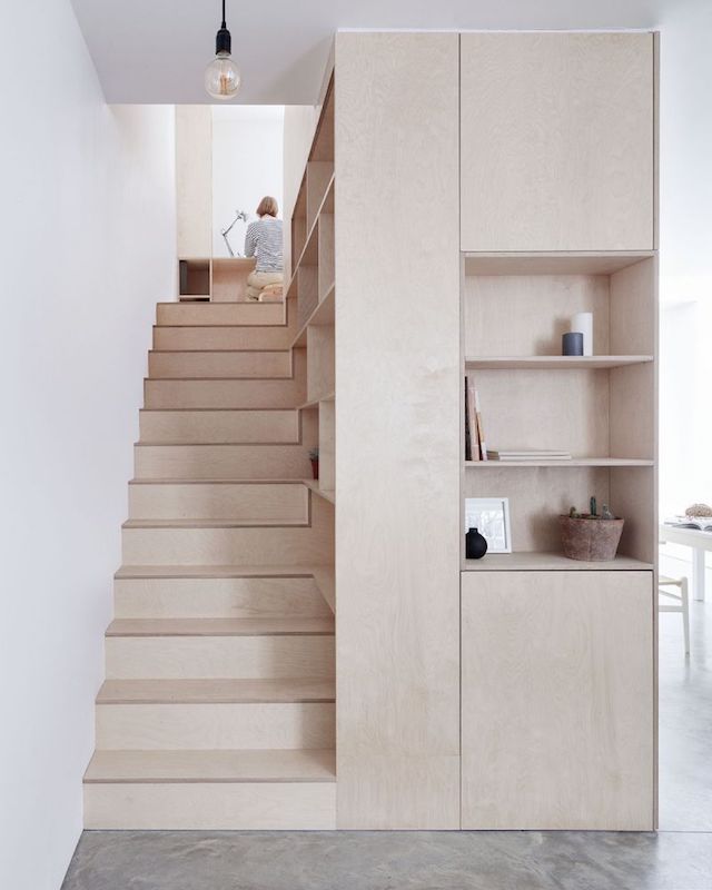 مدل پله دوبلکس برای خانه کوچک