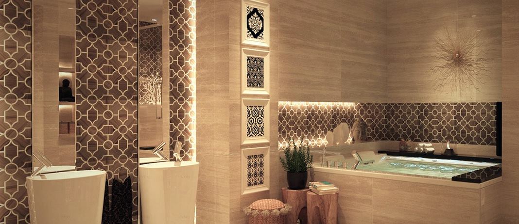 کاشی سرویس بهداشتی شیک
