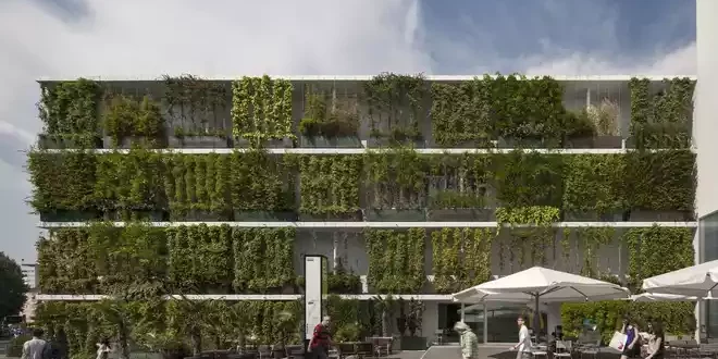 نمای سبز ساختمان