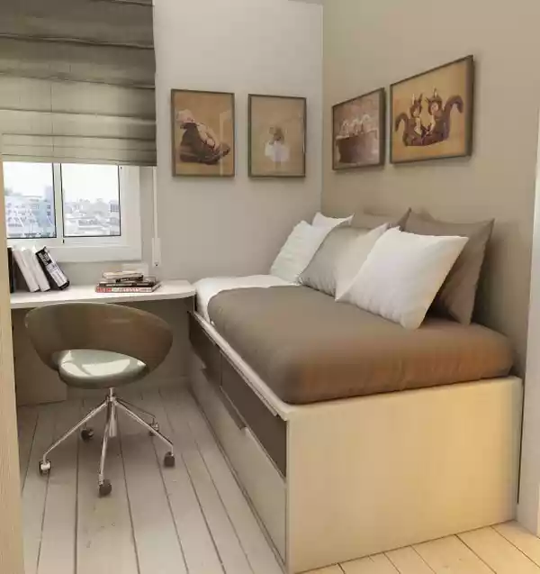 بازسازی اتاق خواب کوچک