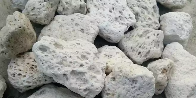 وزن پوکه معدنی