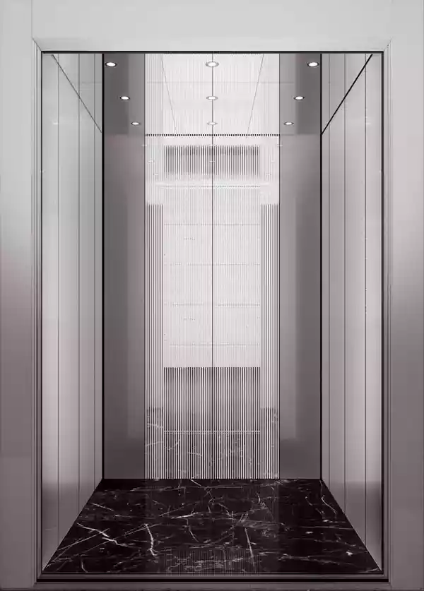 طرح کابین آسانسور ام دی اف استیل