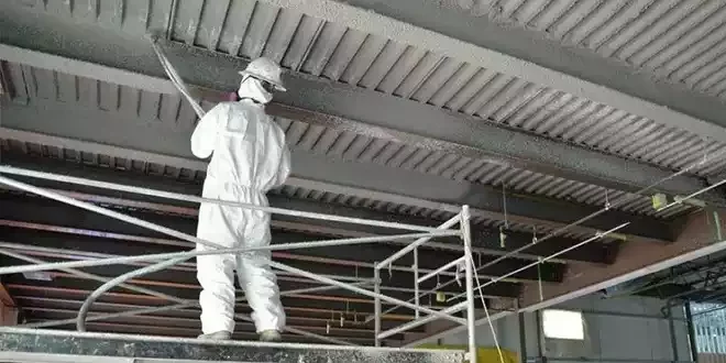 پوشش ضد حریق اسکلت فلزی