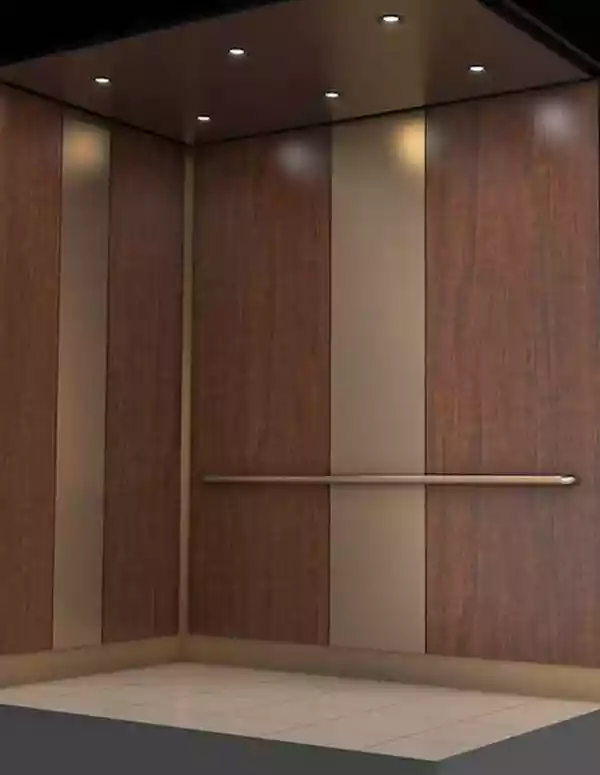 کابین آسانسور استیل خشدار
