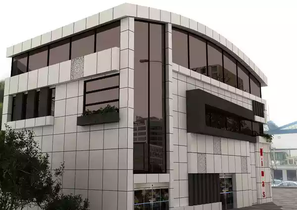 طراحی ساختمان اداری کارخانه