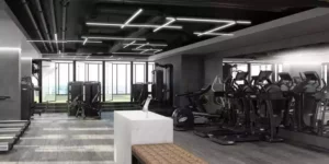 طراحی داخلی باشگاه بدنسازی