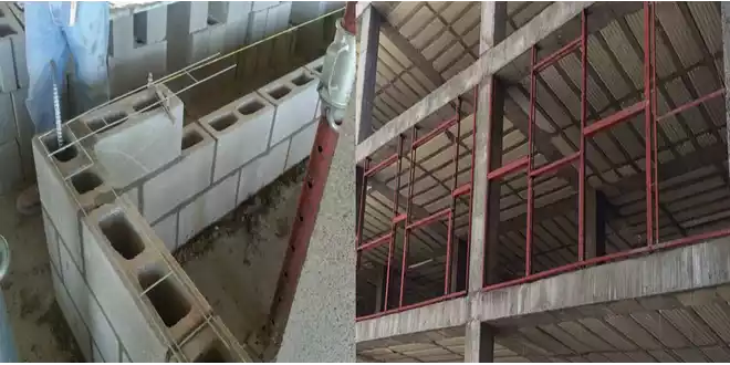 فرق وال پست با میلگرد بستر