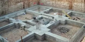 اجرای فونداسیون بتنی