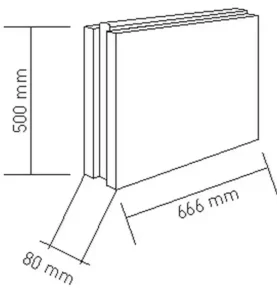 ابعاد پانل گچی پیش ساخته