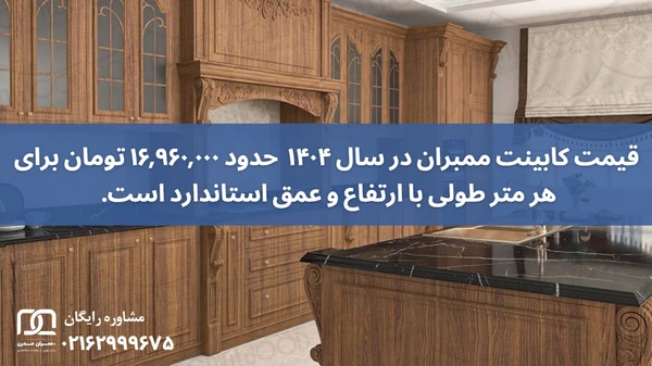 کابینت ممبران چوبی