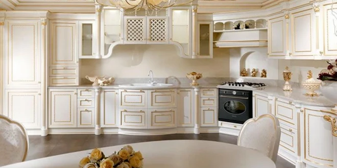 کابینت ممبران سفید طلایی