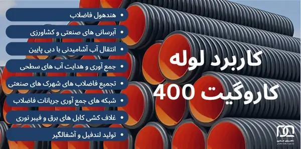 قیمت لوله کاروگیت 400