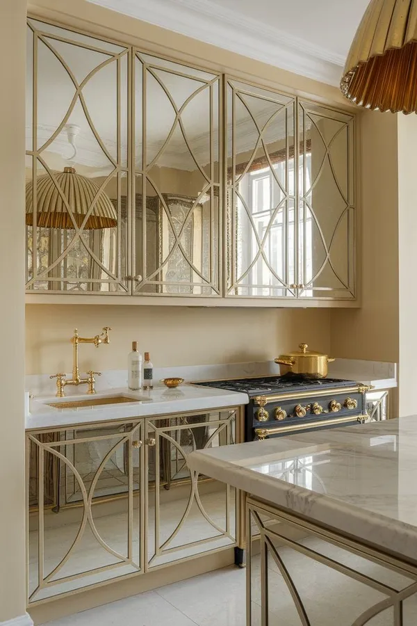 طرح کابینت ممبران برای آشپزخانه کوچک