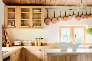کابینت چوب طبیعی