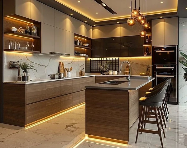 کابینت ممبران ال شکل