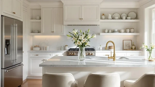 کابینت پولیشی سفید