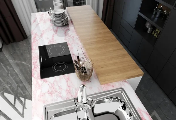 صفحه کابینت پی وی سی طرح سنگ