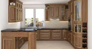 کابینت ممبران قهوه ای طلایی