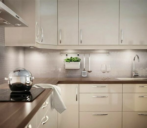 کابینت های گلاس استخوانی رنگ 
