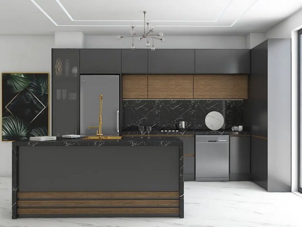 کابینت دودی چوب 