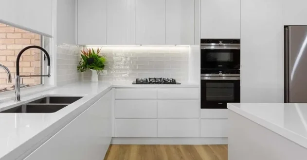 کابینت پلی اورتان سفید