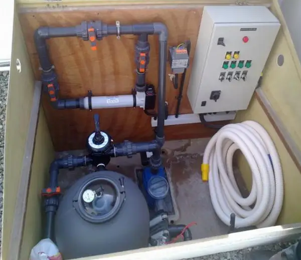 تصفیه خانه استخر کوچک
