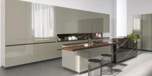 طراحی کابینت آشپزخانه هایگلاس